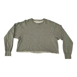 Reigning Champ Embroidered Cropped Sweatshirt "Whoop"